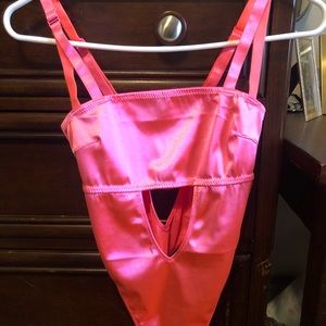 Neon Pink Urban Outfitters Bodysuit
